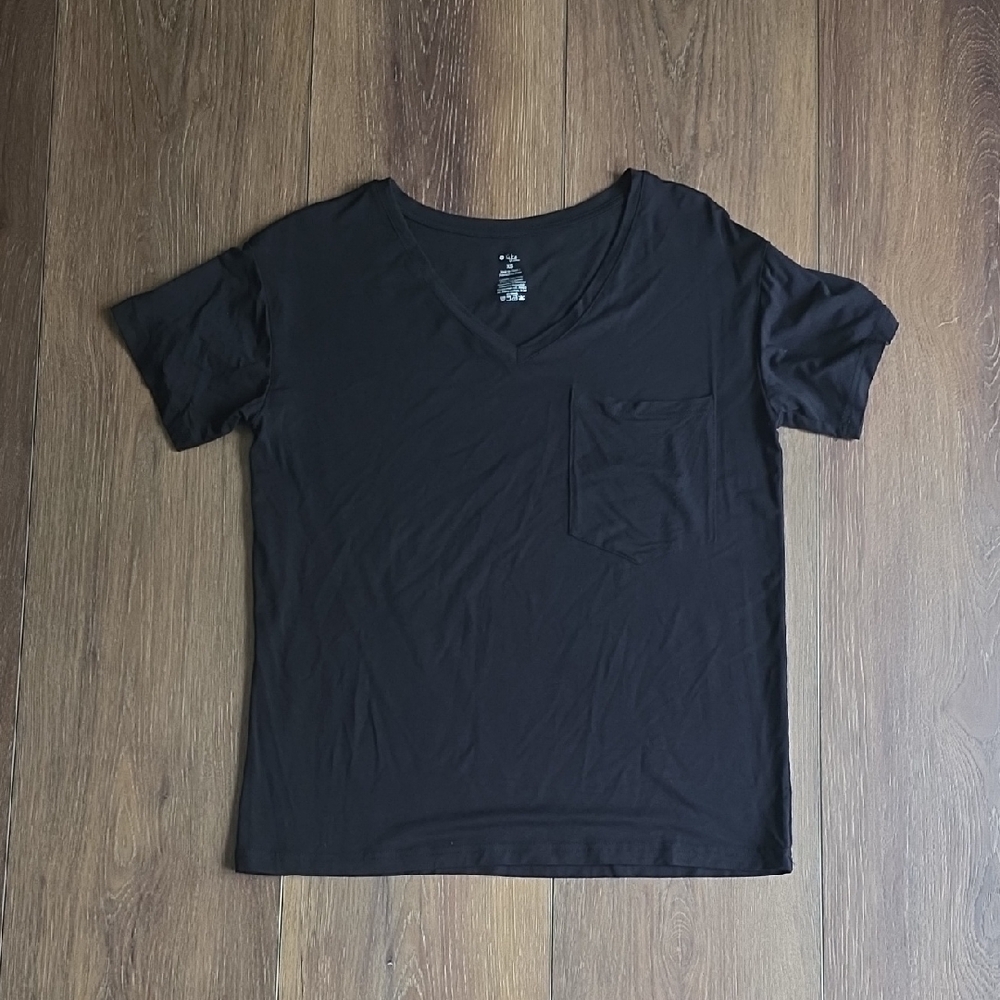 Kyte BABY Womens V-neck XS Black